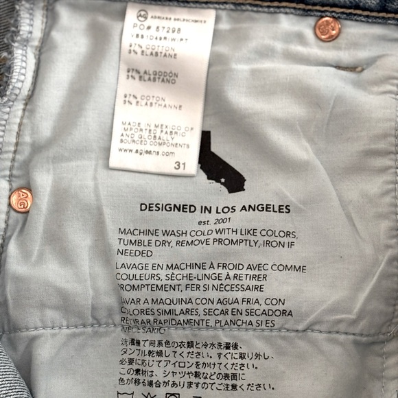 AG Wide Leg Crop Jeans Size 31 - Picture 11 of 11